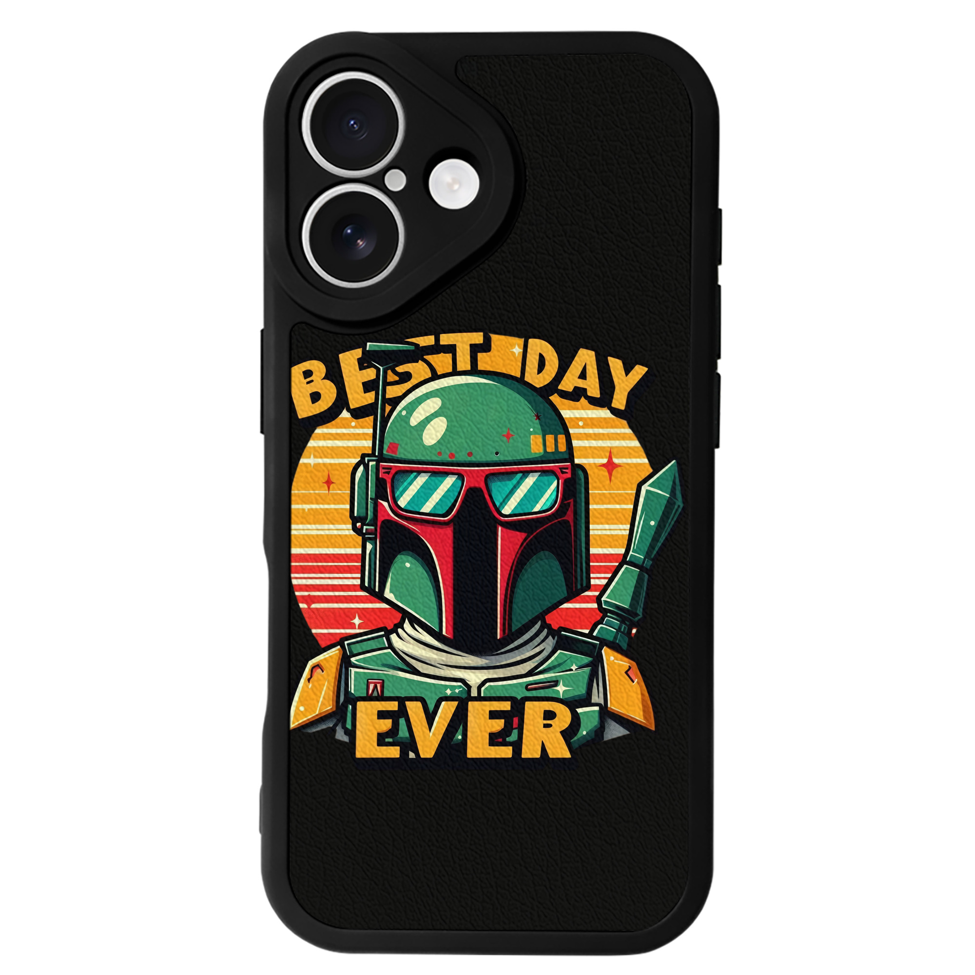 （画像用） スター・ウォーズ Star Wars 【iPhone 16シリーズ対応】シリコンスマホケース（レザー調） 材質：シリコン